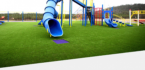 Рулонный газон для детской площадки - фото 2